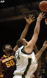 Dan Vandervieren set career highs in points (15) and rebounds (8)