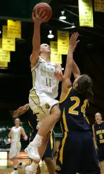 Freshman forward Meghan Heimstra