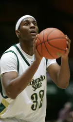 Andy Ogide posted his third double-double in nine games this season