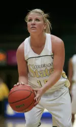 Senior guard Kandy Beemer