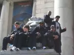 The team took in the Vancouver Art Museum Saturday