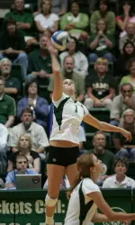 Jaime Strauss led the Rams with 19 kills