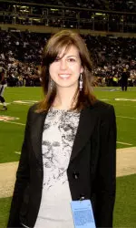 Deahl made the trip to her Dallas hometown when the Ravens defeated the Cowboys