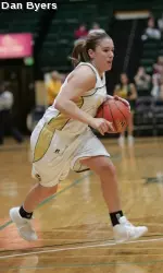 Sophomore guard Bonnie Barbee