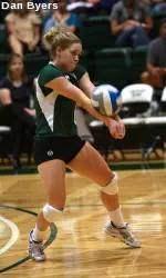 Senior libero Katelin Batten