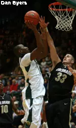 Travis Franklin scored 17 points to lead Colorado State over Yale. (File Photo)