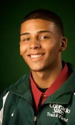 Freshman Caston Mabin finished second in the high jump