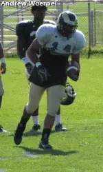 Senior RB Alex Square had a couple nice carries Wednesday afternoon