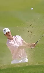 Reigning MWC champion Ryan Peterson currently leads the conference in stroke average.