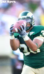 Senior fullback Zac Pauga leads the Rams' returning players in receptions, with 25 last season.