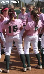 Colorado State wore pink jerseys during Tuesday's contest in support of breast cancer awareness