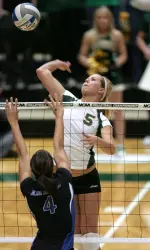 Sophomore MB Megan Plourde