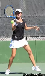 Freshman Kaley Schultz and Veronika Wojakowska will compete Saturday for a slot in the finals at BYU Invite.