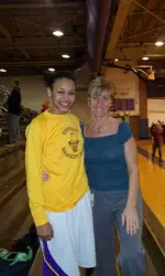 Hali Ford with mother Jeannie