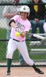 Freshman OF Morghan Doughty hit her second triple of the season against New Mexico