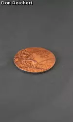 Morris' 1936 Olympic gold medal, donated to the university on Friday