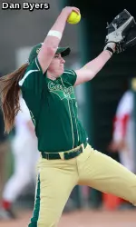 Freshman P Alexa Cash pitched four innings of two-run, two-hit ball against BYU on Saturday