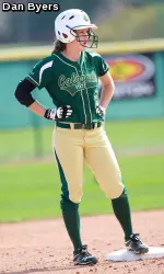 Junior IF Lyssa Roberts went 1-for-4 with an RBI double against New Mexico on Saturday.