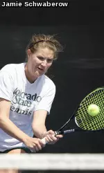 Caitlin Fluegge, Melissa Holzinger and Kaitlin Wooldridge each concluded their final season with the Rams