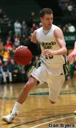 Junior Wes Eikmeier finished with 22 points in CSU's 79-75 win over Denver