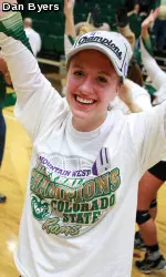 Senior Dana Cranston became CSU volleyball's second Capital One Academic All-American. She was named to the second team on Thursday, one day after becoming an AVCA All-American.