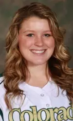 Sophomore Chelsea Biglow hit the team's first home of the season on Friday