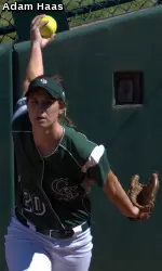 Junior P Kacie McCarthy pitched a combined nine innings on Saturday