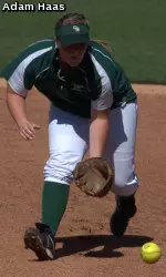 Sophomore Chelsea Biglow drove in the Rams' only three runs on Friday