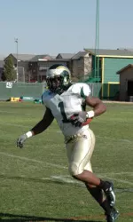 Mike Orakpo during spring ball