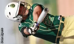 SR Lyssa Roberts knocked in CSU's first run with no outs and the bases loaded on Saturday