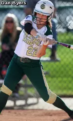 Lyssa Roberts brought in the winning run in Game 2, after being hit by the pitch.