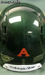 An orange A will adorn CSU's football helmets, as a nod to the university's proud heritage.