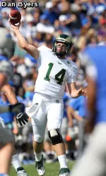 McPeek threw for 292 yards and two touchdowns in his first career game