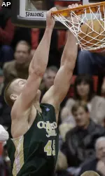Senior C Colton Iverson tallied his ninth double-double of the season in the Rams' 74-63 victory over Fresno State.