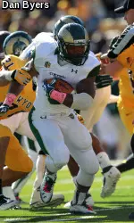 Kapri Bibbs had a career-high 201 yards rushing and three touchdowns on 29 carries.