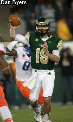 Garrett Grayson set a school record with 445 yards of offense on Saturday night against Boise State.