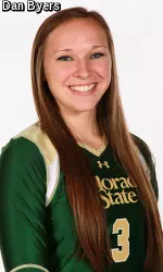 Colorado State right-side hitter Adrianna Culbert earned her second Mountain West Volleyball Player of the Week award on Monday. She averaged 2.25 kills on .500 hitting, 3.38 digs and 0.88 blocks in two road wins.