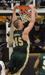 Senior C Colton Iverson tied an MW record going 12-of-12 from the field for a career-high 29 points at Wyoming.
