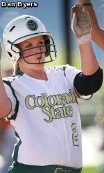 Junior third baseman Chelsea Biglow