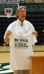 Each student-athlete was presented a "Be Bold" T-shirt on Sunday.