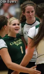 The Rams improved to 2-0 on the season behind 13 kills on .571 hitting from junior Kelsey Snider.