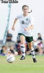 Amy Eckert scored her first career goal against Northern Arizona.