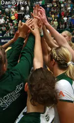 CSU is back in the AVCA top 25 poll, jumping to No. 22 after an 8-0 start to the season.
