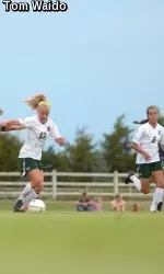 Catherine Ruder assisted Erika Bratschun's goal in the 63rd minute.