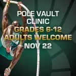 One of four available pole vault camp dates