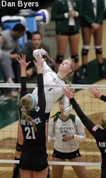 Senior Kelsey Snider had 13 kills and zero errors in CSU's 3-0 win at Nevada on Saturday, securing the Mountain West championship outright.