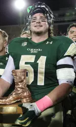 First-Team All-MW tackle Ty Sambrailo, who will play in the Senior Bowl, leads the Rams against the Utes in the Dec. 20 Las Vegas Bowl.