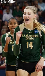 Following an historic season on many levels, the Colorado State volleyball team finished the year ranked No. 12 in the AVCA Division I Coaches Top 25 Poll.