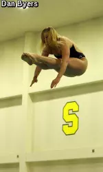 Junior Mary Kate Hardy finished 29th in 1-Meter Diving on Thursday at NCAA Diving Zones.