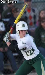 Junior Taylor Hutton had an RBI double in Saturday's loss to Utah State.